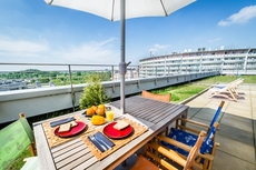 View from the top apartments in Budapest, blocks of flats, rent a flat