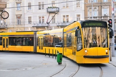 Public transportation in Budapest tramway